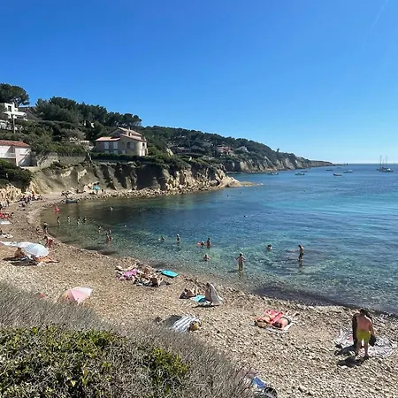 2-room With Garden In Sanary-sur-mer, Beaucours Apartamento *